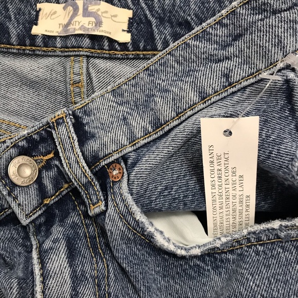 Free People Lita Ripped Straight Leg Jeans - Picture 9 of 10